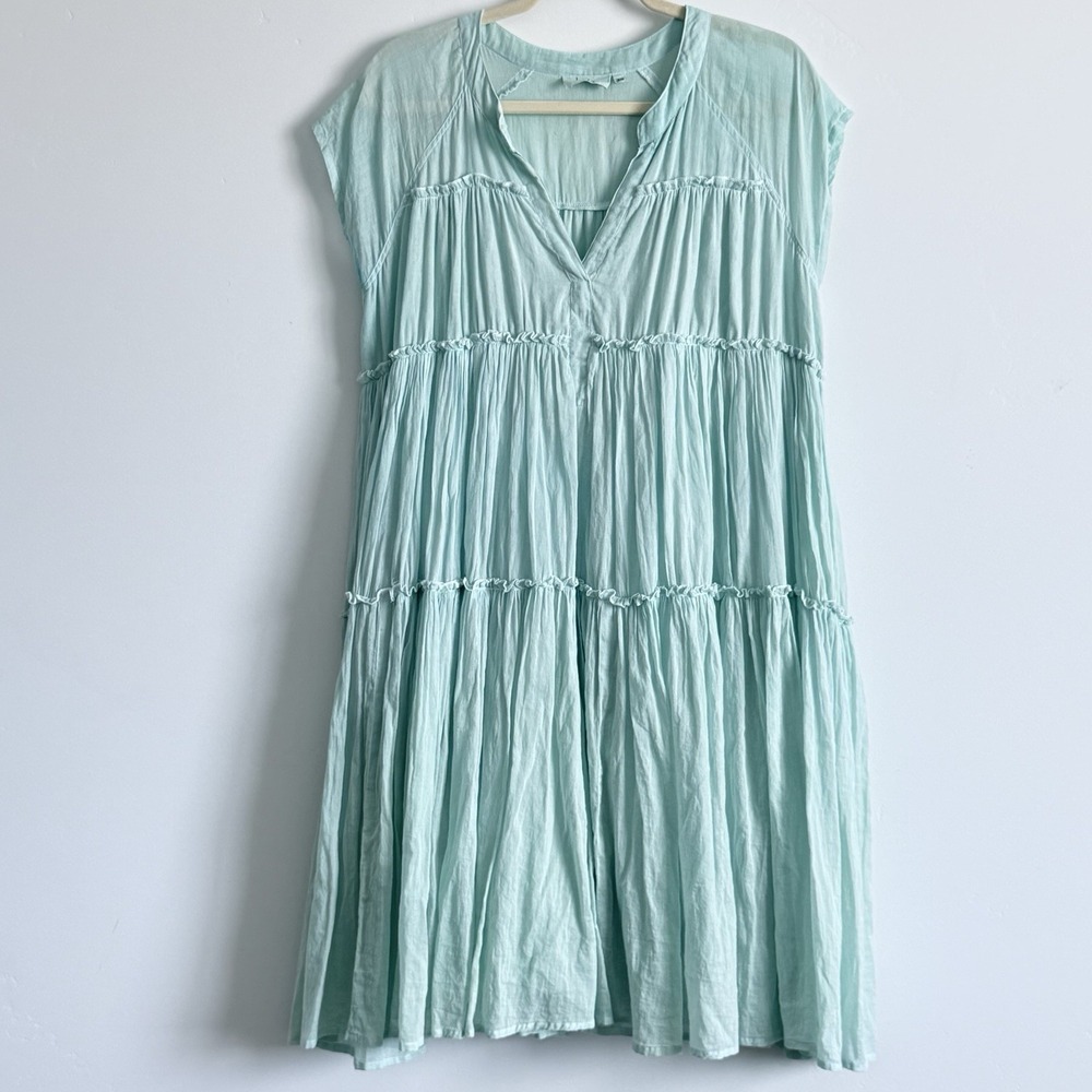 Tiered Mini‎ Dress XS Scandi Girl Beach Backyard BBQ Cottage Resort